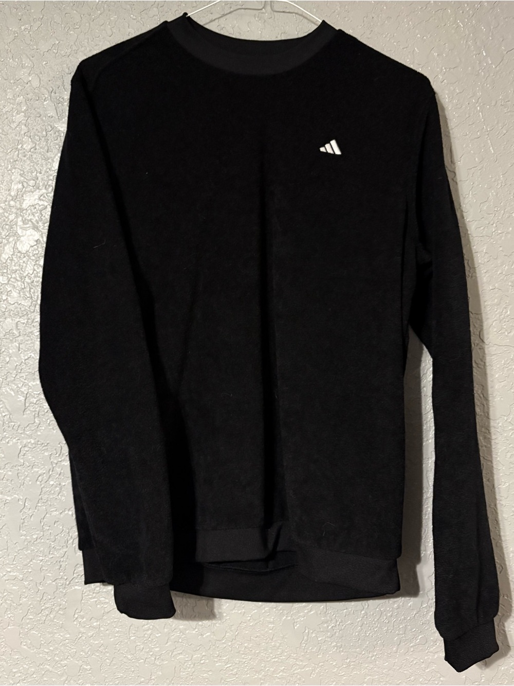Adidas Soft Black Crewneck Sweatshirt